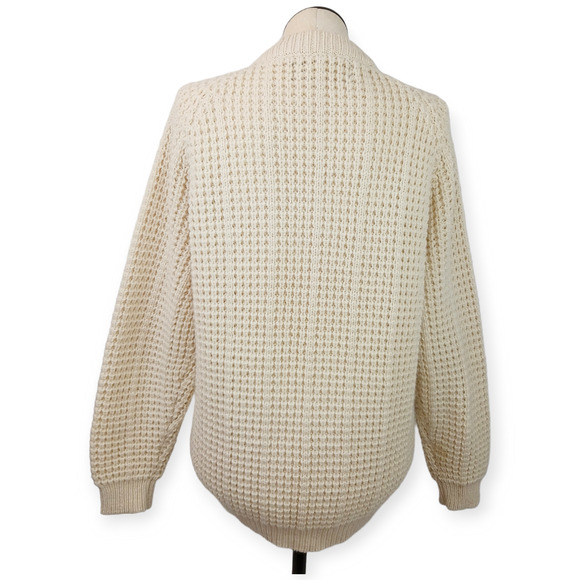 Cornel SZ L/XL VTG Hand Loomed Ireland Chunky Rory Gilmore Alternative Sweater - Picture 5 of 8